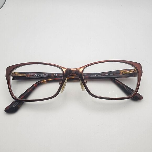 Vogue Brown Tortoiseshell Prescription Glasses Frames main image 8